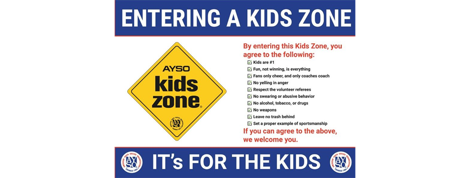 AYSO is a Kids Zone